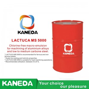 KANEDA LACTUCA MS 5000 макроемулсия без хлор за обработка на алуминиеви сплави и ниско до средна въглеродна стомана.