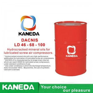 KANEDA DACNIS LD 32 - 46 - 68 Минерални масла с хидрокрекинг за смазвани винтови компресори.